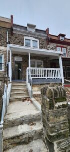 Front view of newly renovated 3-bedroom home at 517 S Salford St, Philadelphia.